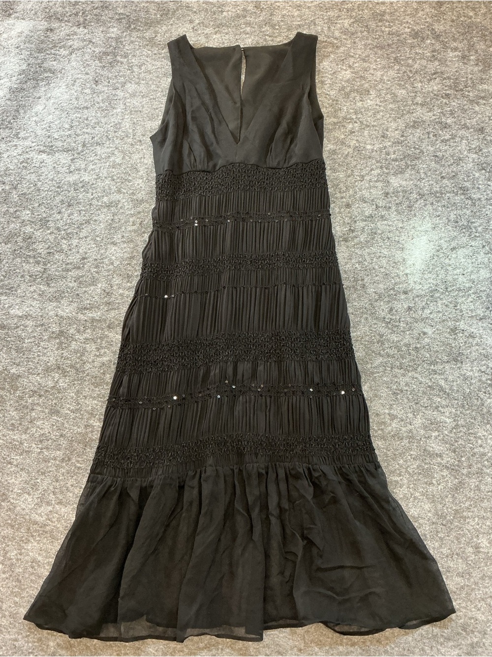Basix II Classic Black Sleeveless Maxi Dress Size 4